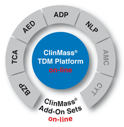 Show details for ClinMass® Add-on Set, on-line, for Benzodiazepines (BZP) in Serum/Plasma Picture of ClinMass® Add-on Set, on-line, for Benzodiazepines (BZP) in Serum/Plasma